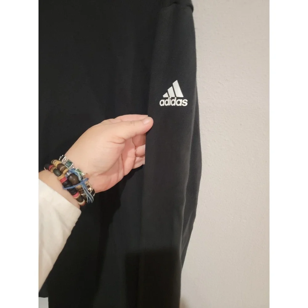 Adidas Tango Soccer Crewneck‎ Sweatshirt Black Graphic Large Logo Pullover XL